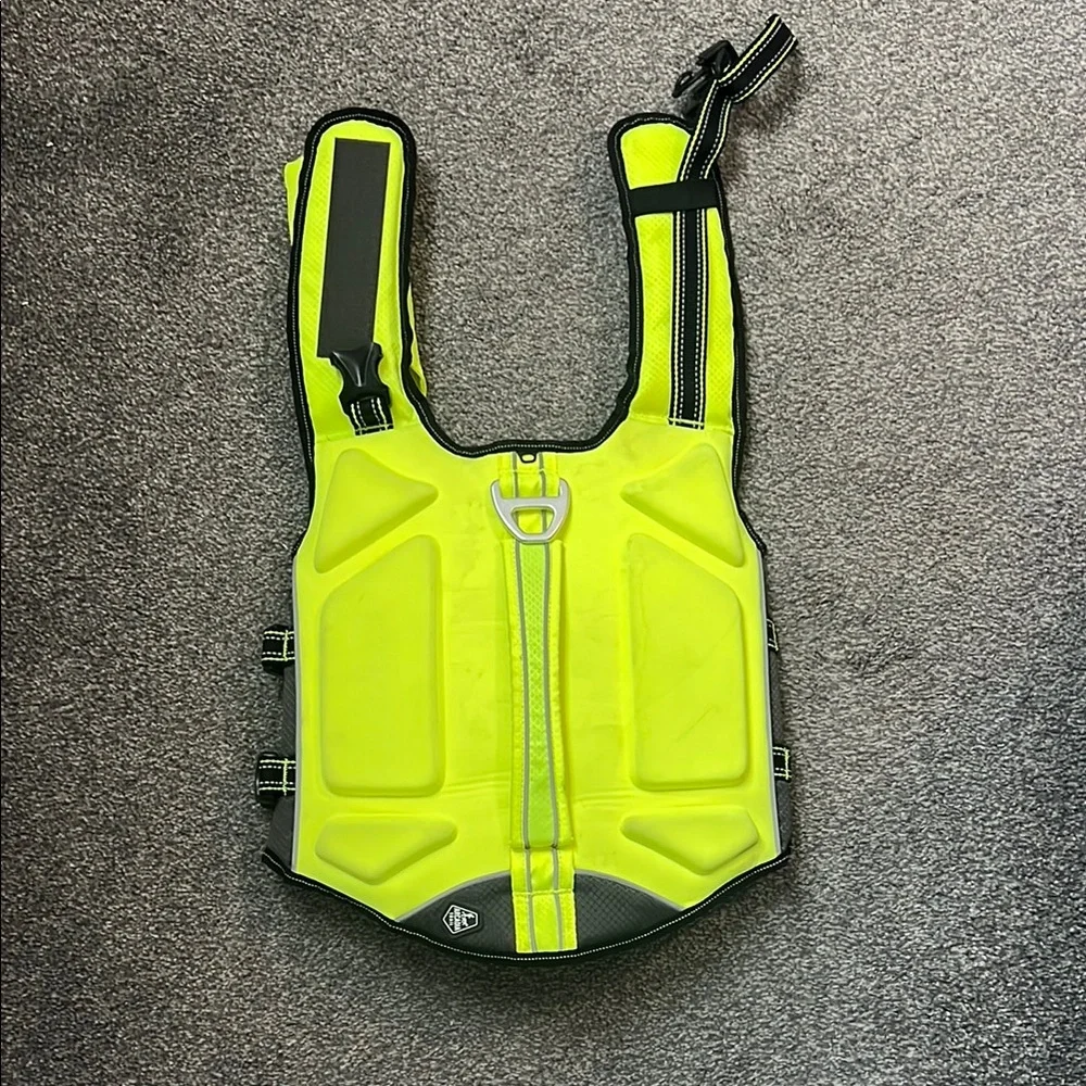 Dog High-Vis Safety Vest Life Jacket - Neon Yellow